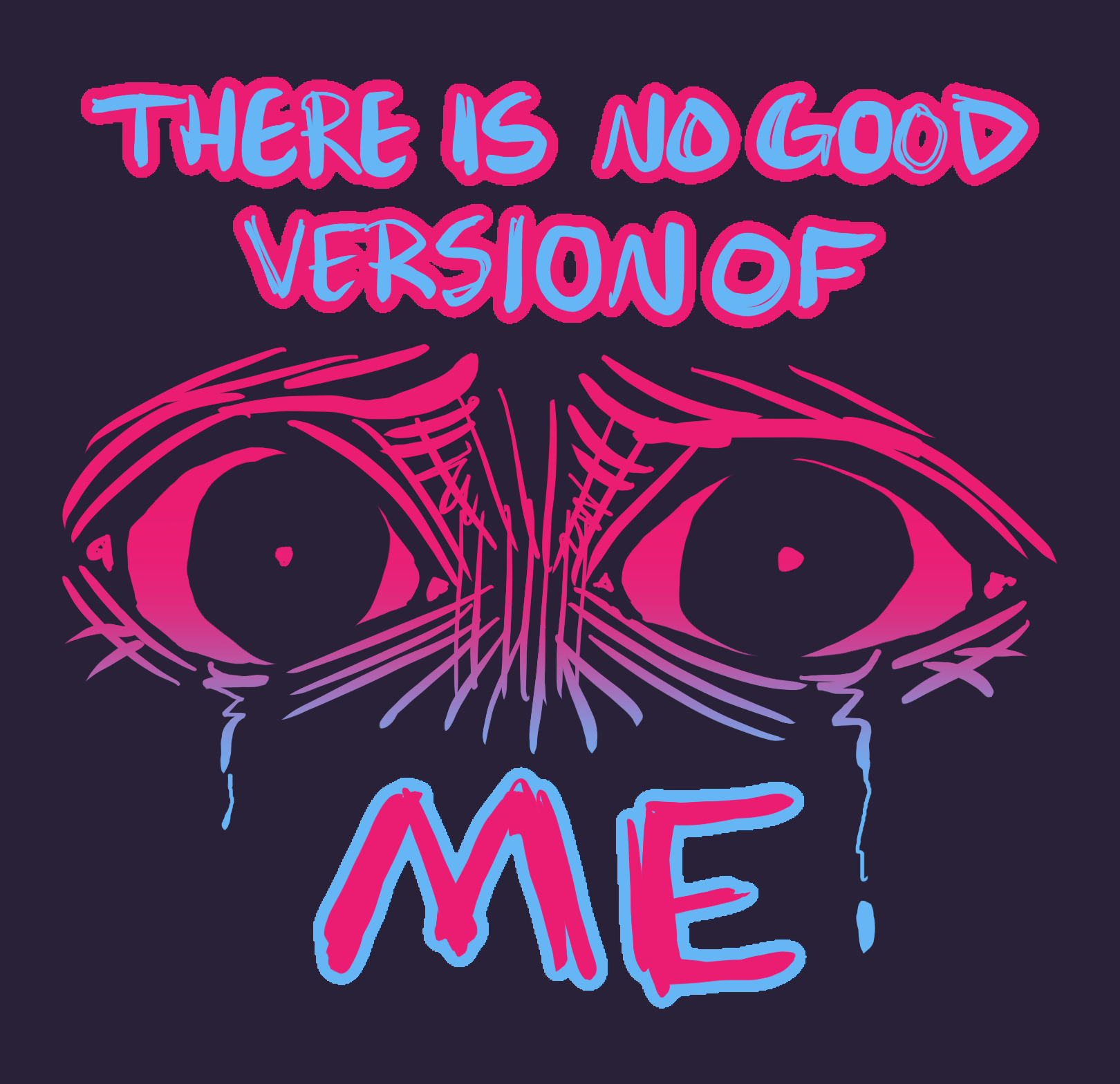 A reflective mental health illustration.